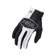 Motocross gloves O'NEAL MATRIX SPLIT BLACK/WHITE V.25