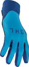 Mănuși Motocross THOR AGILE SOLID NAVY/BLUE