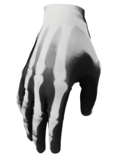 Mănuși motocross THOR SPORTMODE X-RAY NEGRU/ALB