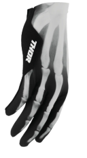 Mănuși motocross THOR SPORTMODE X-RAY NEGRU/ALB