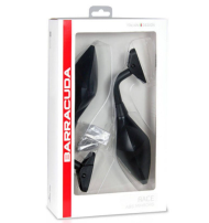 Καθρέπτες μοτοσυκλέτας BARRACUDA RACE ΜΑΥΡΟ ΜΑΤ