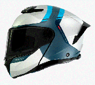 Open helmet MT ATOM 2 SV EMALLA C17 MATT BLUE