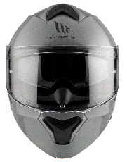 Ανοιχτό κράνος MT GENESIS SOLID A12 GLOSS GREY