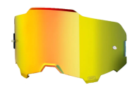 Плака за очила 100% Armega - златна огледална