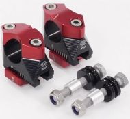 Ritari pentru ghidon GILLES RISERS 2DGT BK/RD CB 1100