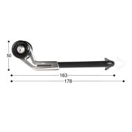 Μοχλός ασφαλείας BARRACUDA LEVER PRO-TECT B-LUX SILVER
