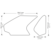 Protectie rezervor HONDA CBR 1000 RR HDR214/PR3438