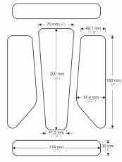 Protectie rezervor UNIVERSAL TRANSPERENT