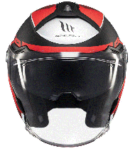 Κράνος σκούτερ MT COSMO SV CRUISER B5 RED