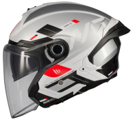 Κράνος Scooter MT COSMO SV SILENCE A2 ΓΚΡΙ ΓΥΑΛΙΣΤΕΡΟ