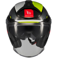 Κράνος Scooter MT COSMO SV SILENCE B3 ΚΙΤΡΙΝΟ ΓΥΑΛΙΣΤΕΡΟ