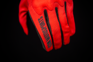 Textile motorcycle gloves ICON ANTHEM 2 - RED