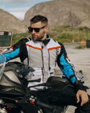 Υφασμάτινο μπουφάν μοτοσικλέτας SECA ARRAKIS III BLACK