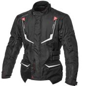 Υφασμάτινο μπουφάν μοτοσικλέτας ADRENALINE CHICAGO 2.0 BLACK