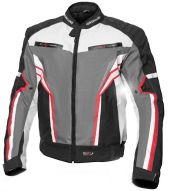 Υφασμάτινο μπουφάν μοτοσικλέτας ADRENALINE SOLA 2.0 ΜΑΥΡΟ/ΓΚΡΙ/ΚΟΚΚΙΝΟ