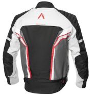 Υφασμάτινο μπουφάν μοτοσικλέτας ADRENALINE SOLA 2.0 ΜΑΥΡΟ/ΓΚΡΙ/ΚΟΚΚΙΝΟ