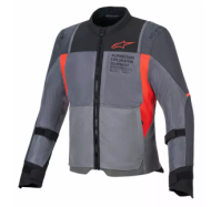 Υφασμάτινο μπουφάν μοτοσικλέτας ALPINESTARS ST-2 AIR GY/RD