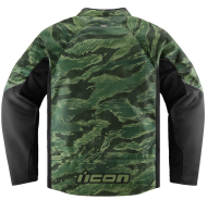 Geaca textila motociclete ICON HOOLIGAN CE TIGER`S BLOOD GREEN