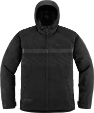 Textile motorcycle jacket ICON PDX3 CE - BLACK