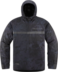 Textile motorcycle jacket ICON PDX3 CE DARK CAMO