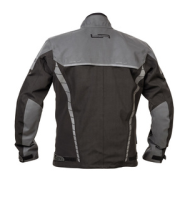 Geacă de motocicletă textilă Lindstrands Bydalen Negru/Gri-Oțel