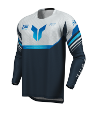 Φανέλα Motocross THOR LAUNCHMODE VENTED RAPTOR MIDNIGHT BLUE/GRAY