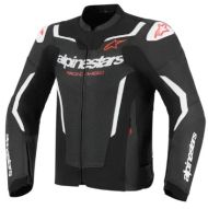 Geacă de piele ALPINESTARS GP FORCE V2 AIR NEGRU/ALB