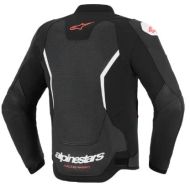 Geacă de piele ALPINESTARS GP FORCE V2 AIR NEGRU/ALB