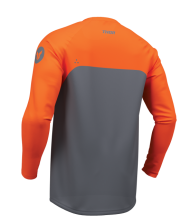 Tricou Motocross THOR RIDEMODE MENACE PORTOCALIU/CAR