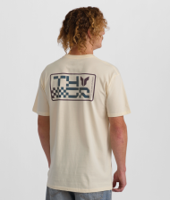 Motorcycle T-shirt THOR VANTAGE CREAM