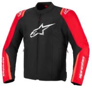 ALPINESTARS T-SPS V2 WP ΜΑΥΡΟ/ΚΟΚΚΙΝΟ/ΦΘΟΡΥΒΔΟ μπουφάν από ύφασμα