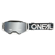Мотокрос очила O'NEAL B-33 ICTUS BLACK/WHITE - SILVER MIRROR