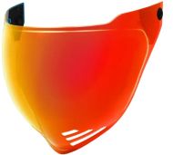 Vizier iridium roșu pentru cască ICON DOMAIN CALYPSO RED