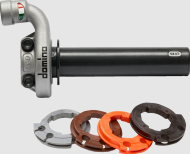 CONTROL ACCELERAȚIE DOMINO KRK EVO FĂRĂ MÂNERE Consolă accelerație ARGINTIE