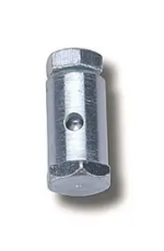 DOMINO CABLE FITTING NIPPLE STEEL SILVER