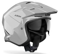 AIROH Kombakt Concrete Gray Gloss scooter helmet