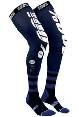 Κάλτσες Motocross/Ποδηλασίας 100% REV ΜΠΛΕ/ΛΕΥΚΕΣ