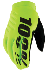 Γάντια μοτοκρός 100% BRISKER 23 ΚΙΤΡΙΝΑ