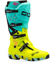 Motocross boots SIDI CROSSAIR X MINT/FLUO YELLOW