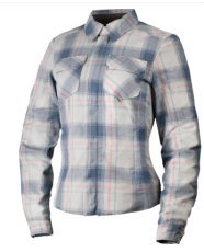 Дамска мото риза ICON Fallblock Flannel Grey
