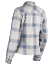 Дамска мото риза ICON Fallblock Flannel Grey