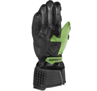 Moto gloves SPIDI CARBO 5 BLACK/KAWA GREEN