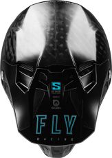 Κράνος Motocross FLY RACING Formula Smart Carbon Solid Κράνος - Μαύρο