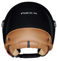 Scooter helmet NEXX Y.10 SUNNY BLACK MATT CAMEL