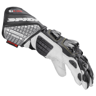 Moto gloves SPIDI Carbo Kangaroo BLACK/WHITE