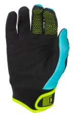 Motocross gloves FLY RACING F-16 - Aqua/Black/White