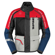 Ανδρικό υφασμάτινο μπουφάν μοτοσικλέτας SPIDI 4 SEASON V3 ΜΠΛΕ/ICE/RED