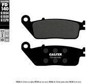 Μπροστινά/πίσω Moto Pads Galfer SCOOTER FD140G1050