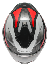 Helmet NEXX X.LIFETOUR FLIP UP PRO MILE WHITE RED