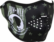 HALF POW MIA FLAG face mask